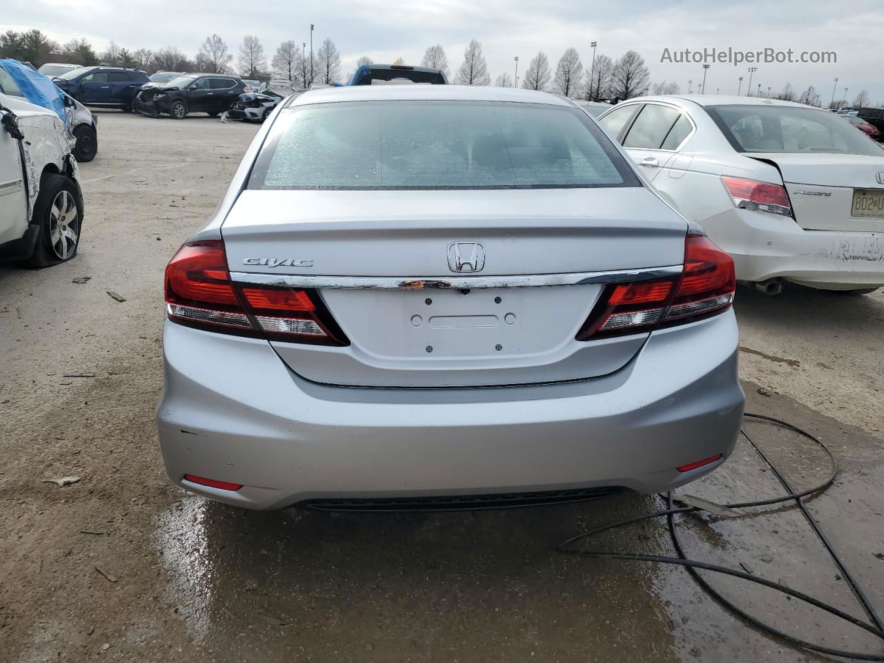 2015 Honda Civic Lx Серебряный vin: 19XFB2F59FE092874