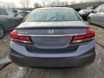 2015 Honda Civic Lx Gray vin: 19XFB2F59FE255121