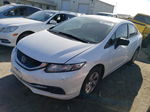 2015 Honda Civic Lx White vin: 19XFB2F59FE263333