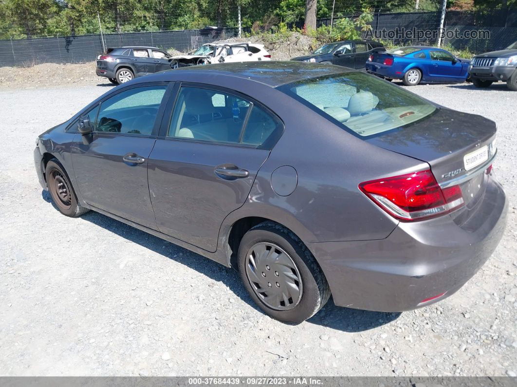 2015 Honda Civic Sedan Lx Gray vin: 19XFB2F59FE279371