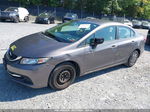 2015 Honda Civic Sedan Lx Gray vin: 19XFB2F59FE279371