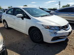 2015 Honda Civic Lx White vin: 19XFB2F59FE294601