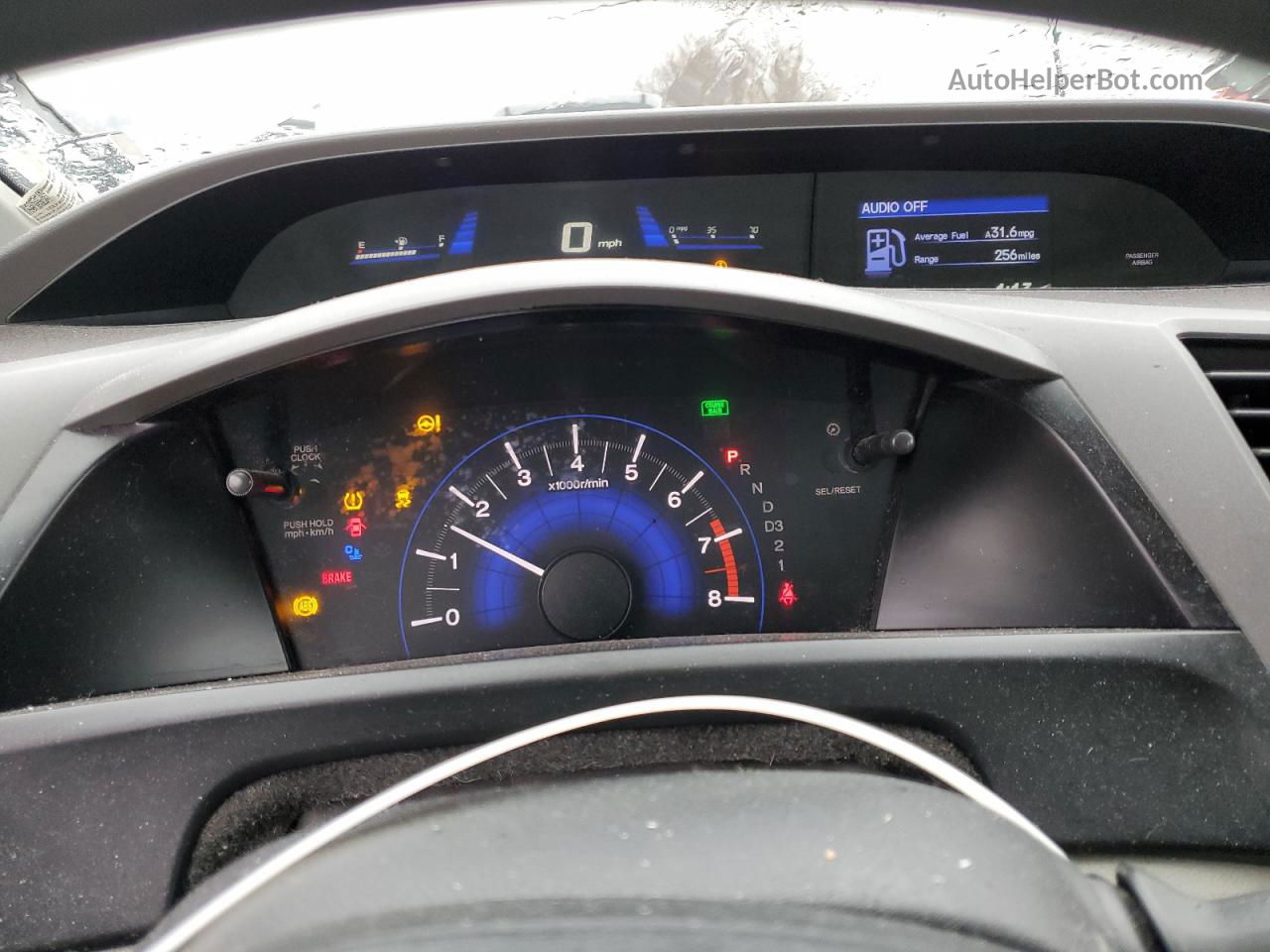 2012 Honda Civic Lx Серебряный vin: 19XFB2F5XCE050886