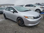 2012 Honda Civic Lx Silver vin: 19XFB2F5XCE050886