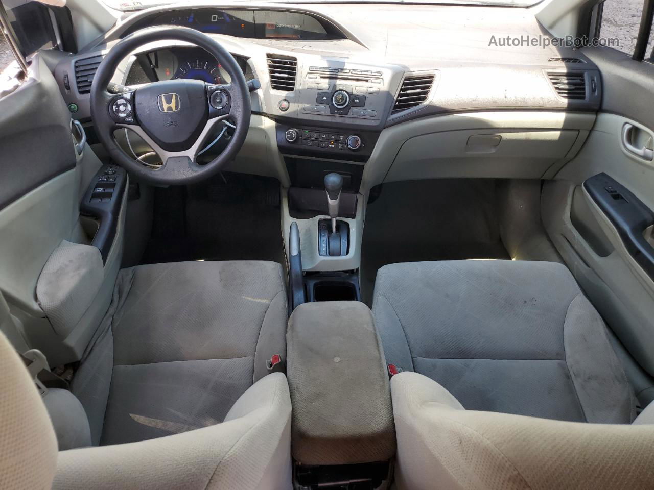 2012 Honda Civic Lx Серебряный vin: 19XFB2F5XCE082415