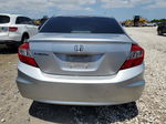 2012 Honda Civic Lx Silver vin: 19XFB2F5XCE082415