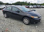 2012 Honda Civic Lx Black vin: 19XFB2F5XCE104834