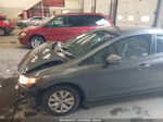 2012 Honda Civic Lx Gray vin: 19XFB2F5XCE338603