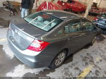 2012 Honda Civic Lx Gray vin: 19XFB2F5XCE338603