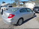 2012 Honda Civic Lx Silver vin: 19XFB2F5XCE344644