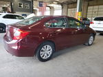 2012 Honda Civic Lx Burgundy vin: 19XFB2F5XCE347804