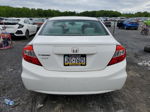 2012 Honda Civic Lx White vin: 19XFB2F5XCE372007