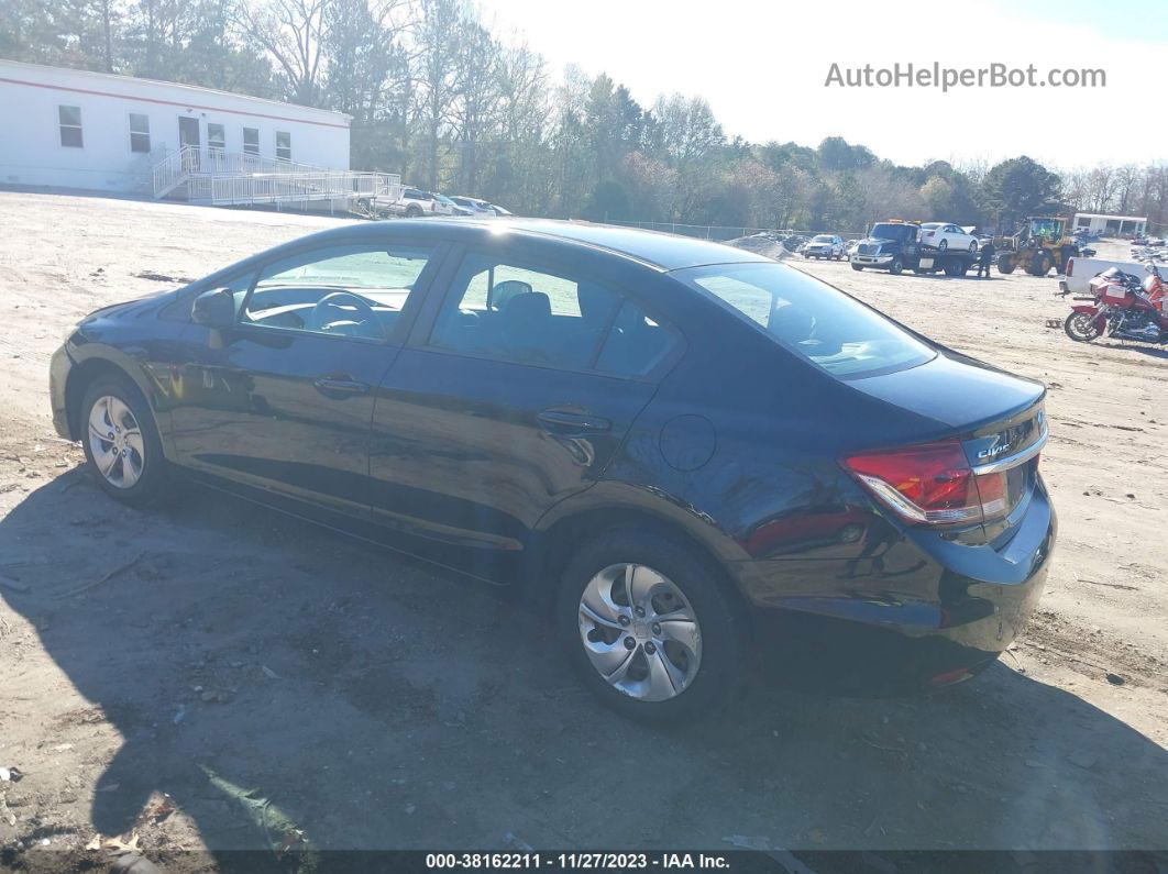 2013 Honda Civic Lx Black vin: 19XFB2F5XDE004640