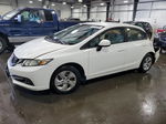 2013 Honda Civic Lx White vin: 19XFB2F5XDE006498