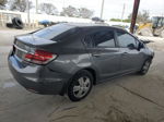 2013 Honda Civic Lx Gray vin: 19XFB2F5XDE012902