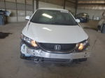 2013 Honda Civic Lx White vin: 19XFB2F5XDE017436