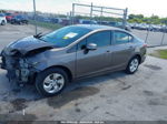 2013 Honda Civic Lx Gray vin: 19XFB2F5XDE043695