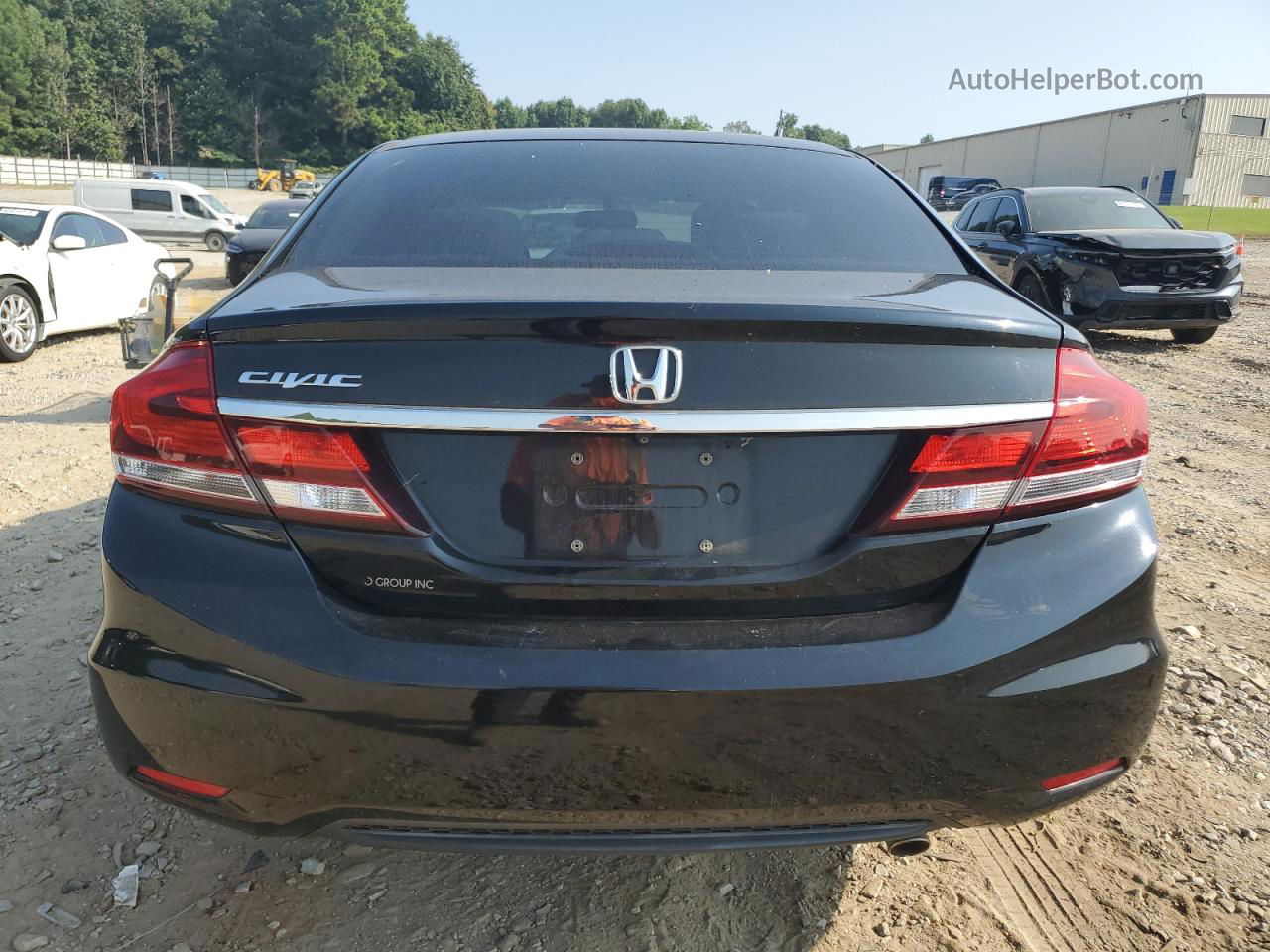 2013 Honda Civic Lx Черный vin: 19XFB2F5XDE081444