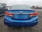 2013 Honda Civic Lx Blue vin: 19XFB2F5XDE100008