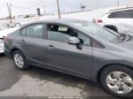 2013 Honda Civic Lx Gray vin: 19XFB2F5XDE260017