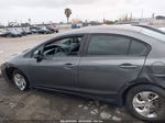 2013 Honda Civic Lx Gray vin: 19XFB2F5XDE260017