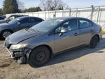 2013 Honda Civic Lx Gray vin: 19XFB2F5XDE288254