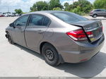 2014 Honda Civic Lx Gray vin: 19XFB2F5XEE002467