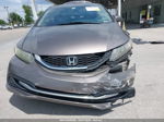 2014 Honda Civic Lx Gray vin: 19XFB2F5XEE002467