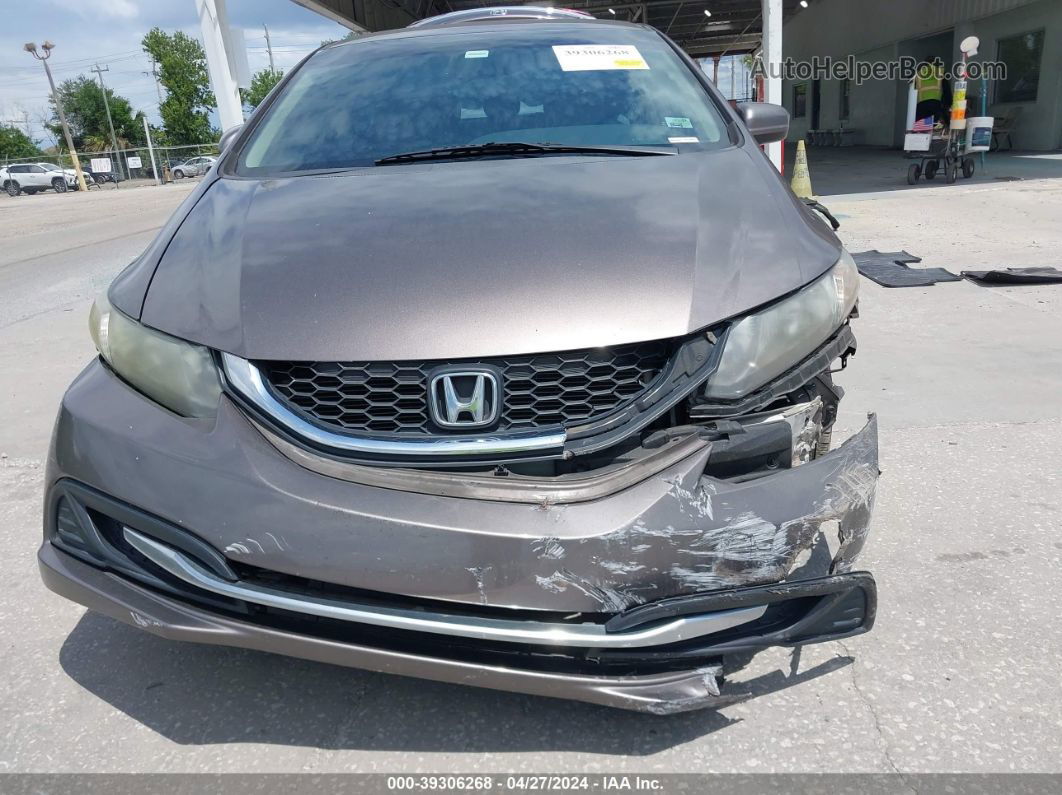 2014 Honda Civic Lx Серый vin: 19XFB2F5XEE002467