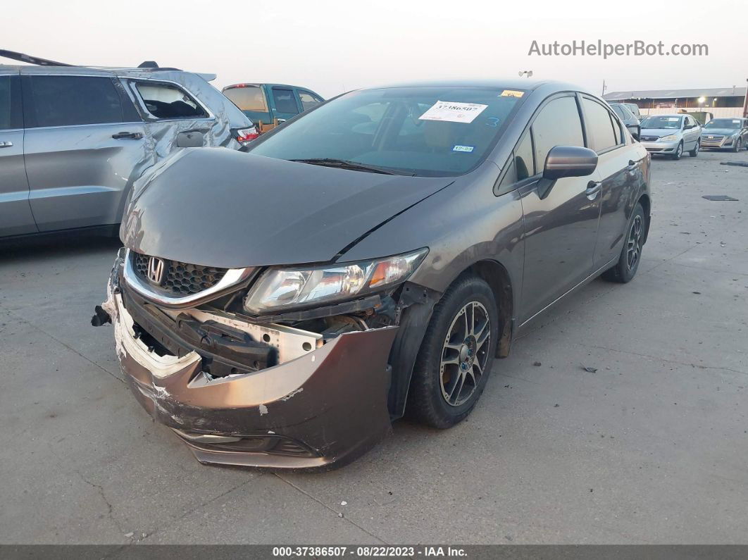 2014 Honda Civic Sedan Lx Серый vin: 19XFB2F5XEE029085