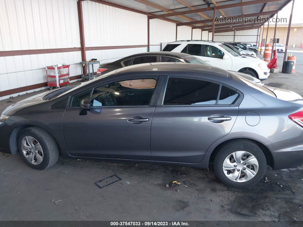 2014 Honda Civic Sedan Lx Gray vin: 19XFB2F5XEE207352