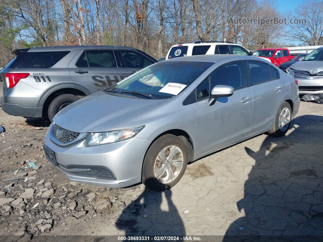 2015 Honda Civic Lx Gray vin: 19XFB2F5XFE014118