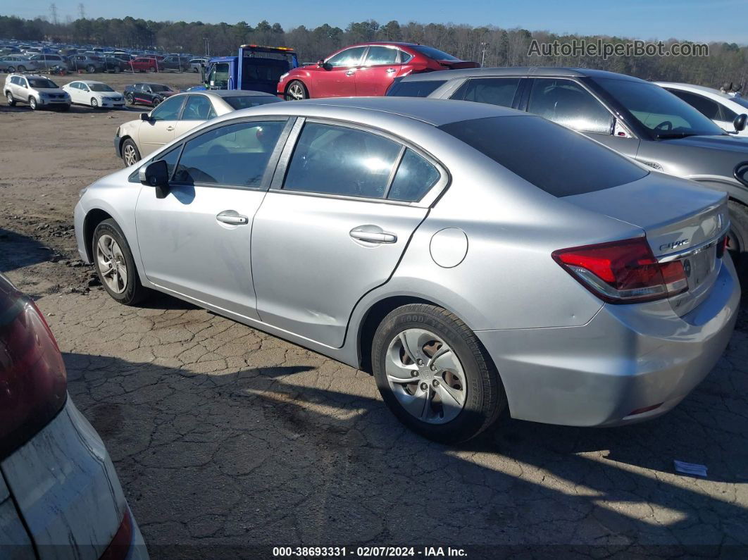 2015 Honda Civic Lx Gray vin: 19XFB2F5XFE014118