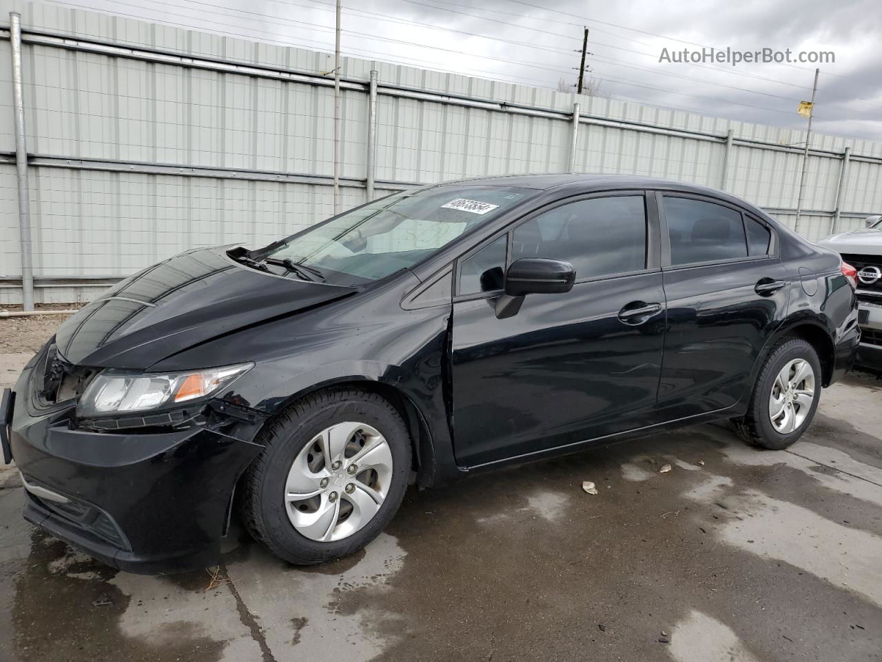 2015 Honda Civic Lx Черный vin: 19XFB2F5XFE077154