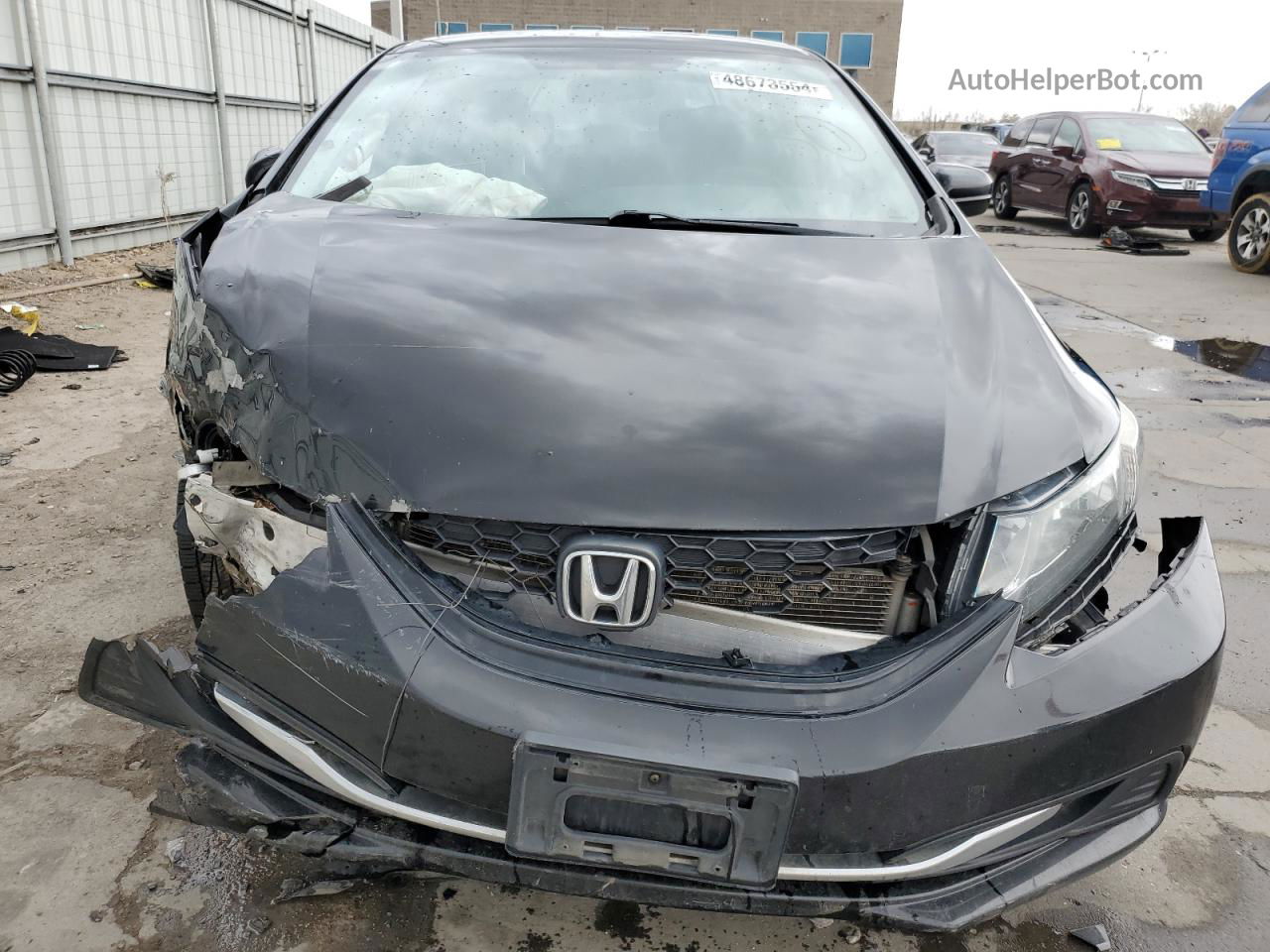 2015 Honda Civic Lx Черный vin: 19XFB2F5XFE077154