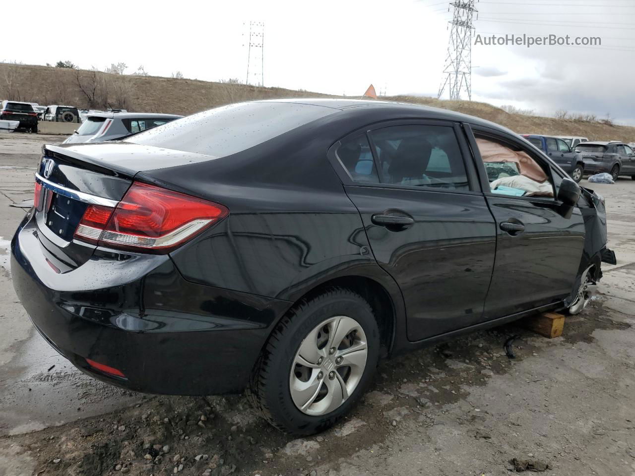 2015 Honda Civic Lx Черный vin: 19XFB2F5XFE077154