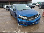 2015 Honda Civic Lx Синий vin: 19XFB2F5XFE092480