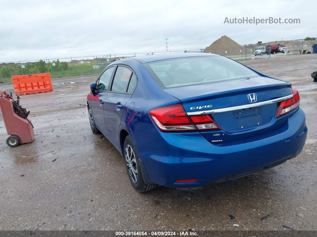 2015 Honda Civic Lx Blue vin: 19XFB2F5XFE092480