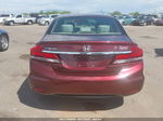 2015 Honda Civic Lx Maroon vin: 19XFB2F5XFE108094