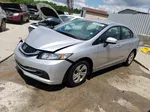 2015 Honda Civic Lx Silver vin: 19XFB2F5XFE110637