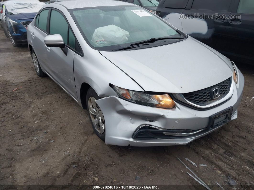 2015 Honda Civic Sedan Lx Silver vin: 19XFB2F5XFE214920