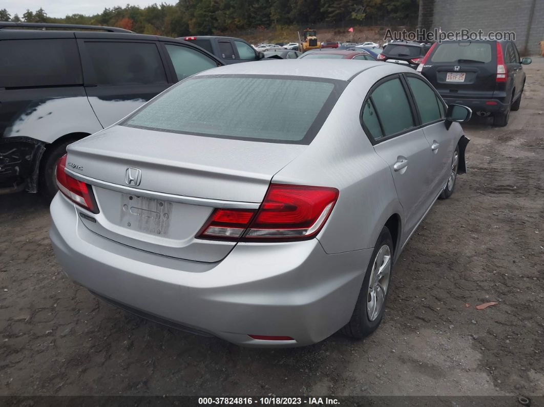 2015 Honda Civic Sedan Lx Silver vin: 19XFB2F5XFE214920