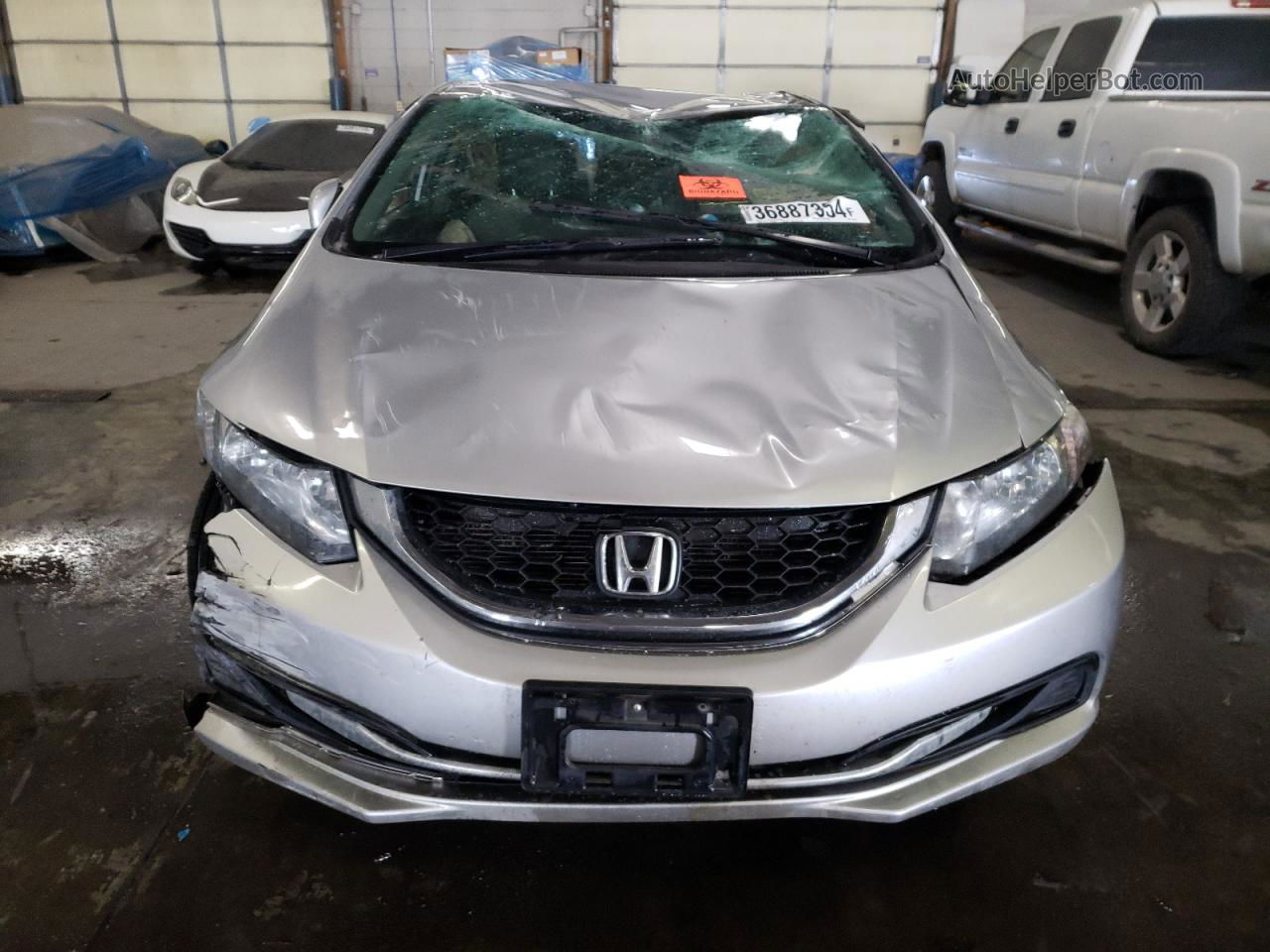 2015 Honda Civic Lx Silver vin: 19XFB2F5XFE266578