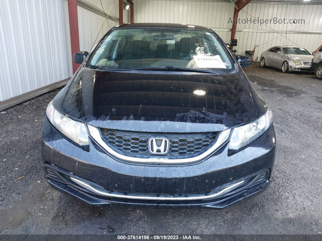 2015 Honda Civic Lx Black vin: 19XFB2F5XFE277421