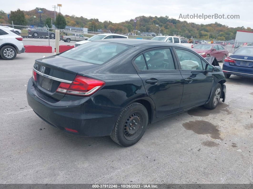 2015 Honda Civic Lx Black vin: 19XFB2F5XFE705066