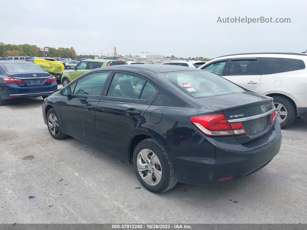 2015 Honda Civic Lx Black vin: 19XFB2F5XFE705066