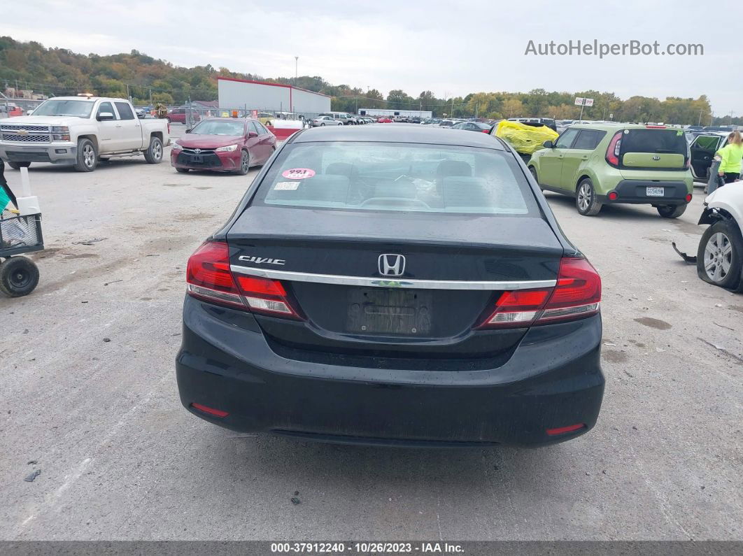 2015 Honda Civic Lx Black vin: 19XFB2F5XFE705066