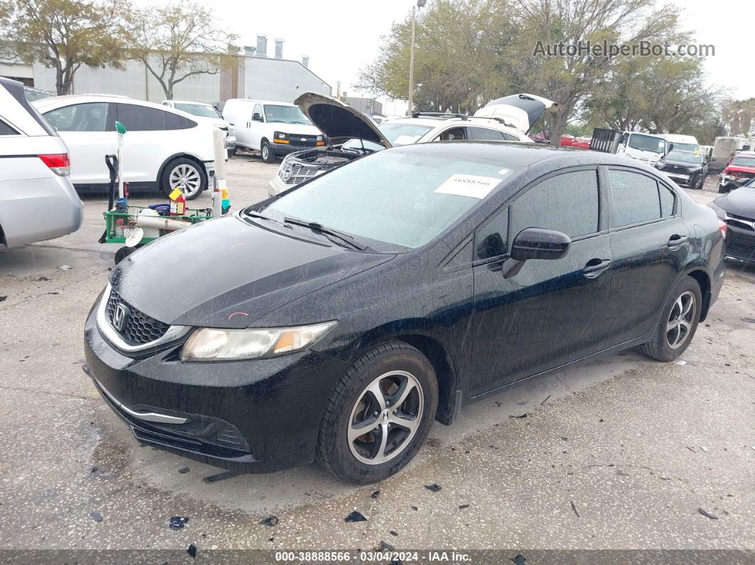 2015 Honda Civic Se Black vin: 19XFB2F70FE015621