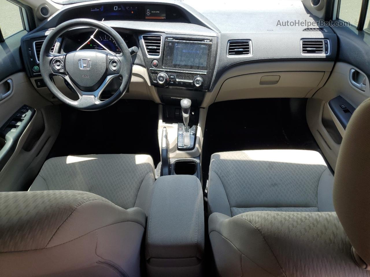 2015 Honda Civic Se White vin: 19XFB2F70FE210361