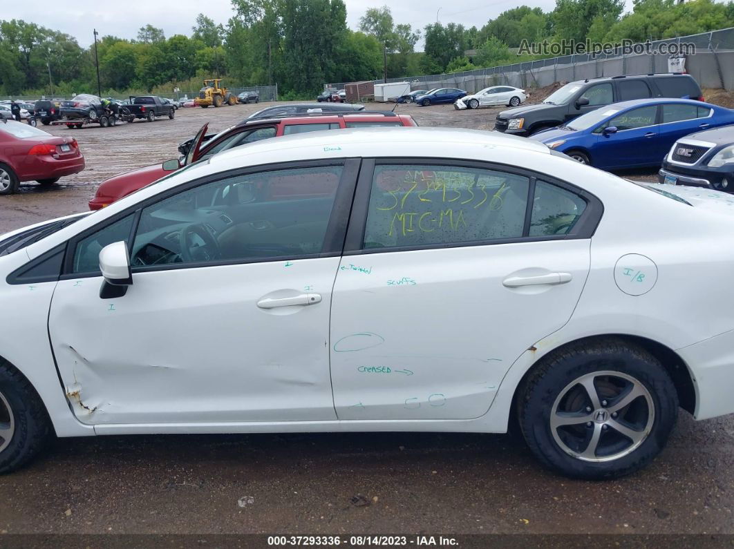 2015 Honda Civic Sedan Se White vin: 19XFB2F70FE254621